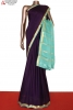 Contrast Classic Pure Mysore Crepe Silk Saree